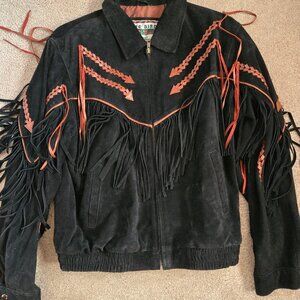 Fire Bird Leather/Suede Jacket